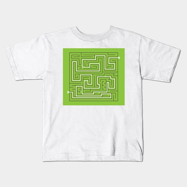 Maze Kids T-Shirt by yphien